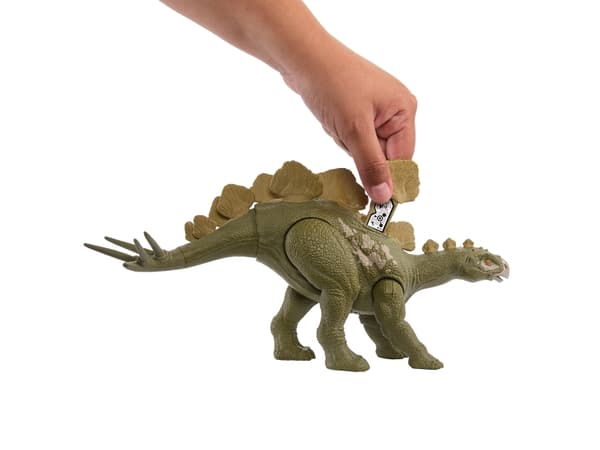 Jurassic World WILD ROAR Hesperosaurus, Samlerobjekt actionfigur, Film og TV-serier, Batterier kreves