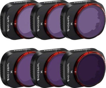 Bright Day Freewell filters for DJI Mini 4 Pro drone (6 pcs)