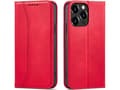 Pikkukuva 1 / 5: Hurtel Magnet Fancy Case iPhone 14 Plus tapauksessa läppä lompakko jalusta punainen