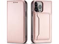 Miniatyrbilde 1 av 5: Hurtel Magnet Card Case iPhone 14 Pro Max veskedeksel med klaff lommebokstativ rosa