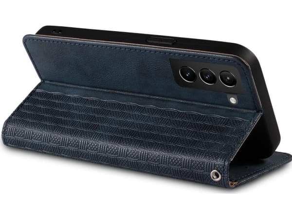 Hurtel Magnet Strap Fodral Samsung Galaxy A23 5G flip cover plånbok mini lanyard stativ blå