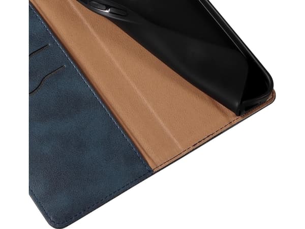 Hurtel Magnet Strap Fodral Samsung Galaxy A23 5G flip cover plånbok mini lanyard stativ blå