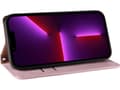 Miniatyrbilde 5 av 5: Hurtel Magnet Strap Case iPhone 14 Pro Max Flip Cover Lommebok Mini Lanyard Stand Rosa