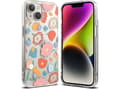 Miniatyrbilde 1 av 5: Ringke Ringke Fusion Design Armored Case Deksel med Gelramme iPhone 14 Plus Transparent (Floral) (FD637E31)