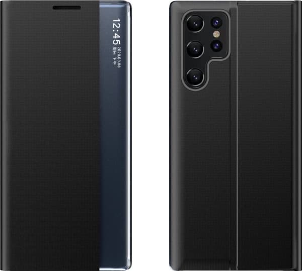Hurtel Etui New Sleep View Case do Samsung S24 Ultra z klapką - svart