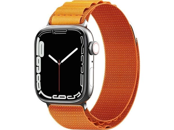 Stropp med Alpine stålspenne for Apple Watch 38/40/41 mm - oransje