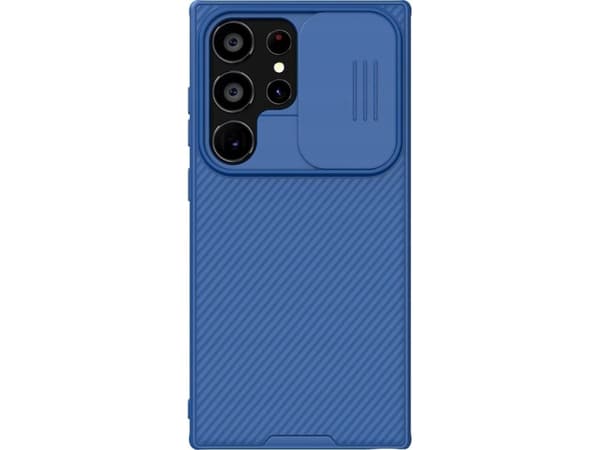 Nillkin CamShield Pro pansret deksel med kamerabeskytter til Samsung Galaxy S24 Ultra - blå