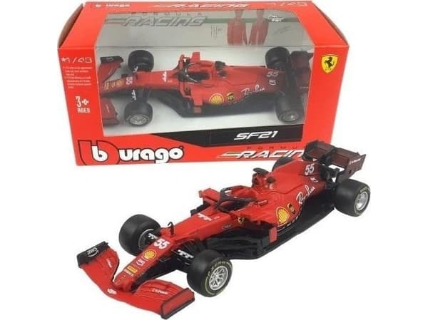 Ferrari F1 bil SF21 (2021) Carlos Sainz BBURAGO