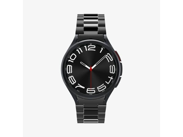 Spigen AMP06490, Band, Smartwatch, Svart, Samsung, Samsung - Galaxy Watch 6 Classic (47mm), Rostfritt stål