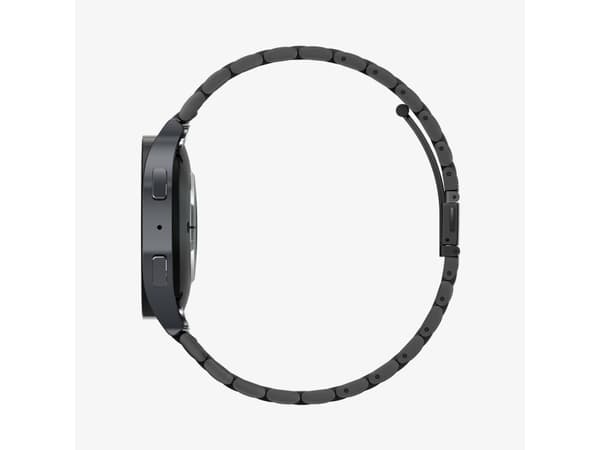 Spigen AMP06499, Band, Smartwatch, Svart, Samsung, Samsung - Galaxy Watch 6 (44mm), Rostfritt stål