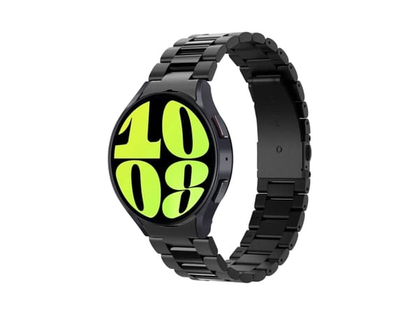 Spigen AMP06499, Band, Smartwatch, Svart, Samsung, Samsung - Galaxy Watch 6 (44mm), Rostfritt stål