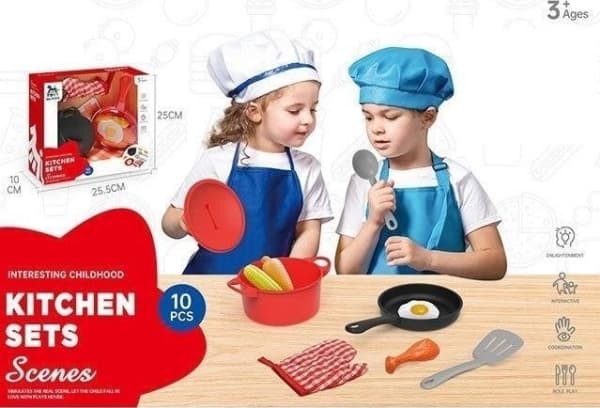 Sett med tallerkener 10 stk