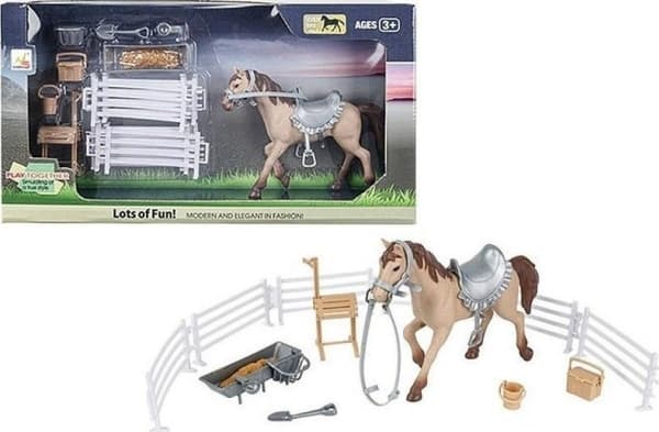 Figur Adar-hest med innhegning