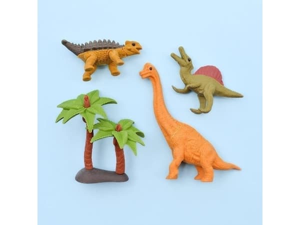 Dinosaurier 2 pussel suddgummi set