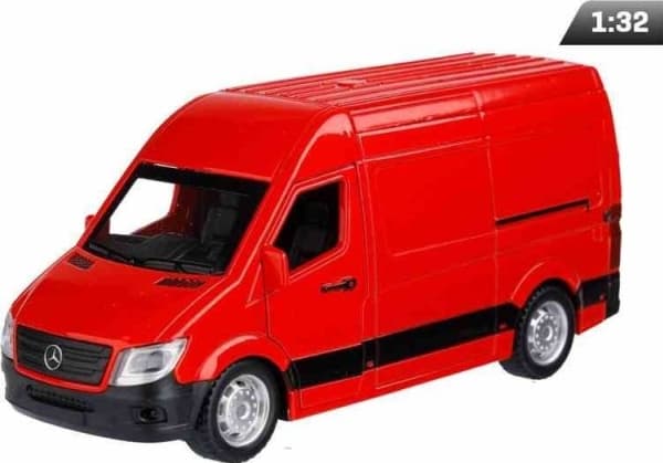Daffi Model MercedesBenzSprinter 1:32 czerw B-947 29477