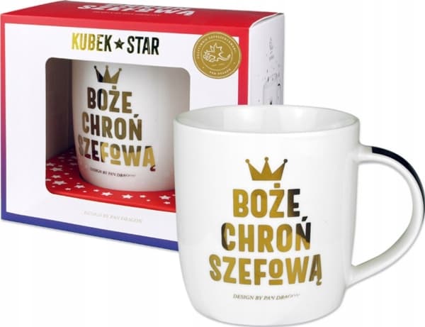 Star 2 mug - Protect the boss lady