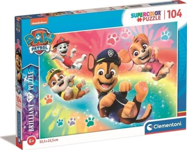 Clementoni Nickelodeon Paw Patrol, 104 stk, Tegnefilm, 6 År
