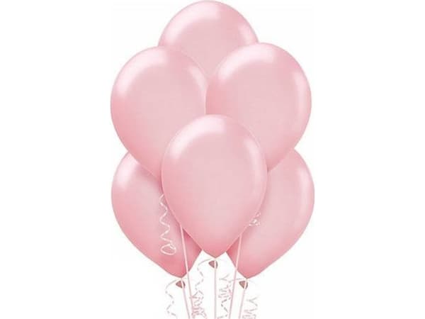 Belball Metallic latexballonger stora - 12 tum - rosa - 100 st universal