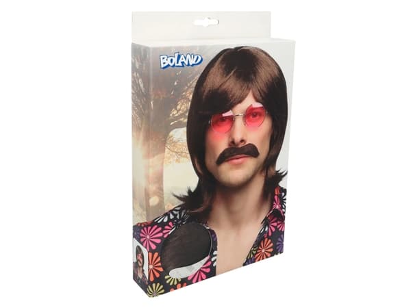 Boland Gary, rak, brun, män, polyester, fritid, 175 g