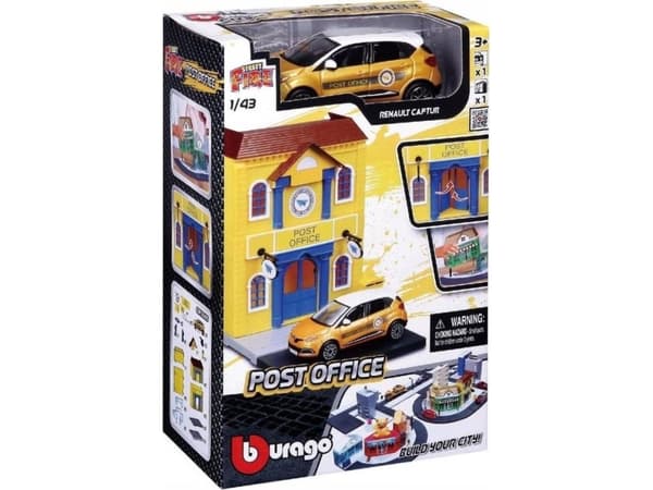 Street Fire Bburago City Post Office 1:43 BBURAGO