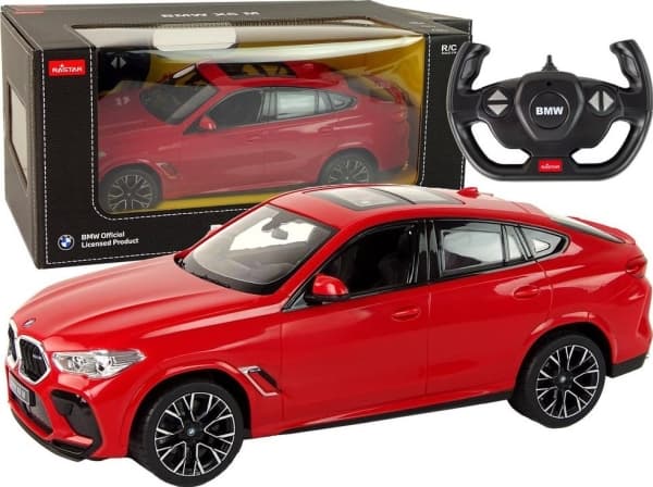 Auto R/C BMW X6 M 1:14 czerwone czerwone
