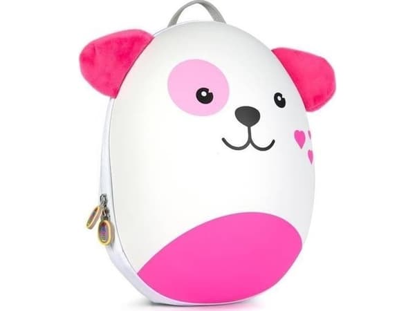 Backpack White Dog