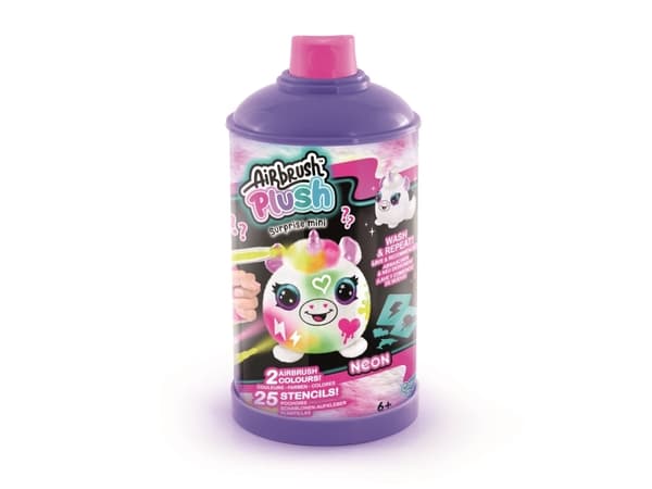 AIRBRUSH PLUSH Neon Mini Mystery Kit PDQ