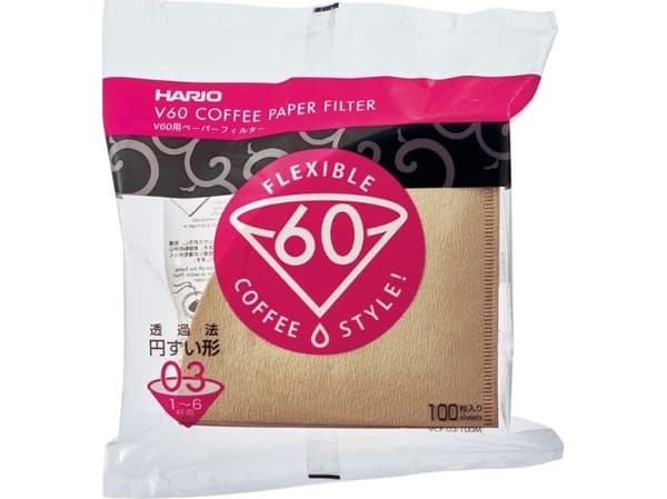 Hario Misarashi Bruna pappersfilter V60-03 100 st