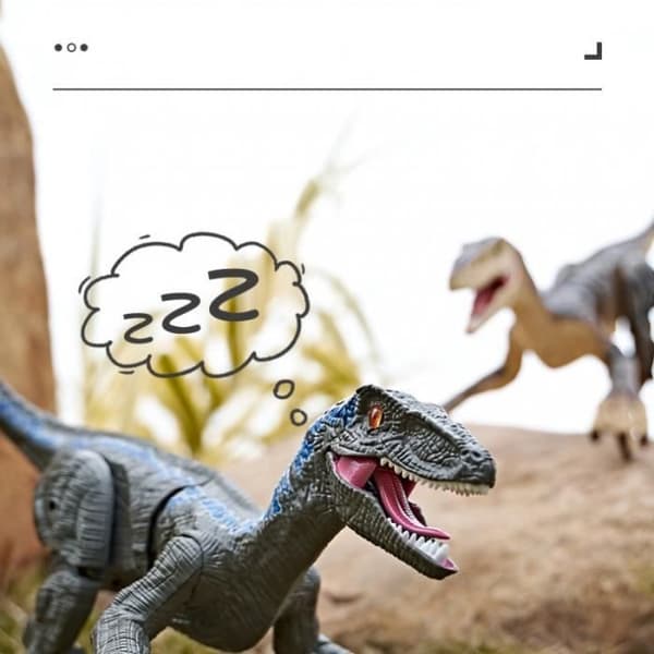 Simulation av dinosaur RC 2 4Ghz velociraptor intelligent fjärrkontroll leksak med LED-lampa 2022