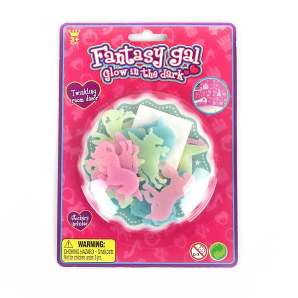 Leksaker Glow in the dark Självlysande Unicorns 14pcs 4cm