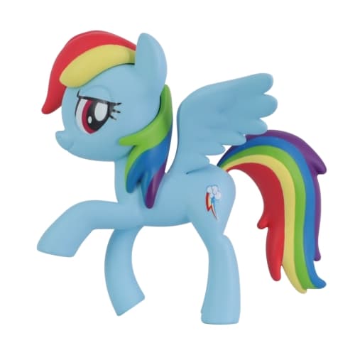 Micki Leksaker Häst My Little Pony Figur 8cm Rainbow Dash Blå