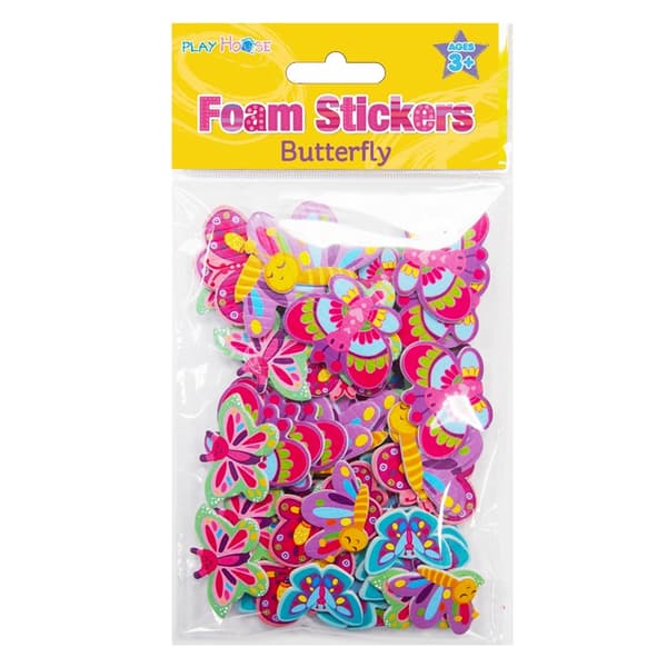 Pyssel Stickers FoamStickers Butterfly Fjärilar