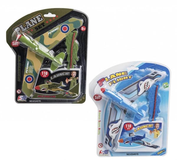 VN Leksaker 23466 Katapult Plane Flight Flygare 24cm Välj Färg