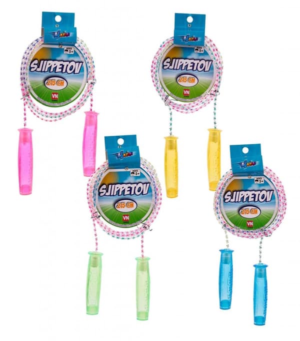 Leksaker VN 23484 Hopprep Jumping Rope Trans 215cm Välj Färg rest 5