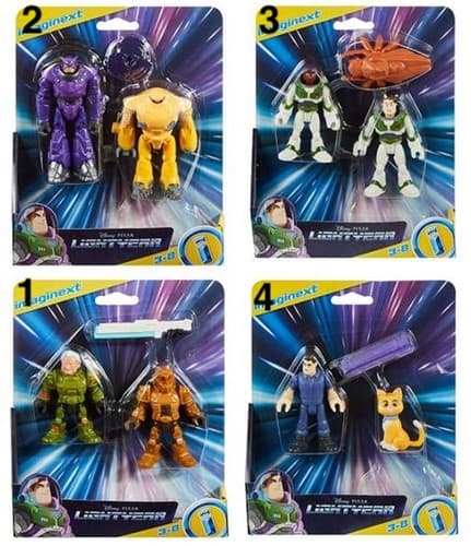 Disney Toy Story LIGHTYEAR 2-pack Figurer Imaginext Välj