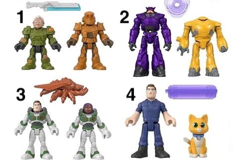 Disney Toy Story LIGHTYEAR 2-pack Figurer Imaginext Välj