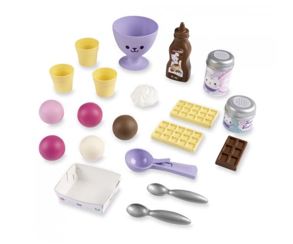 Smoby Rinkinys Kitchen Kissatalo Gabi Ice Cream Shop Jäätelökauppa