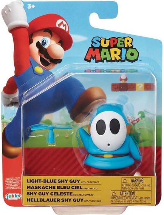 Nintendo - Super Mario Light-Blue Maskass with Propeller Figure 10 cm
