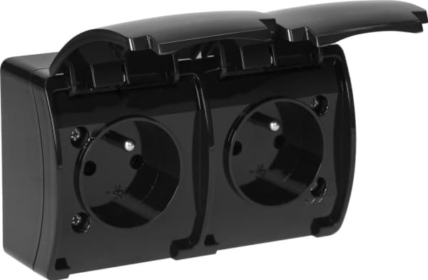 ORNO SOCKET DOUBLE 2x2P+Z AQUATIC
