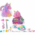 Miniatyrbillede 1 af 4: Playset Polly Pocket Coffret Salon De Coiffure Licorne Arc-En-Ciel