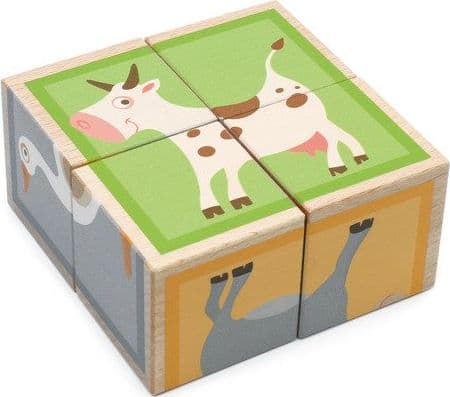 Scratch Scratch, Puzzle 4 Klocki FARMA 2,