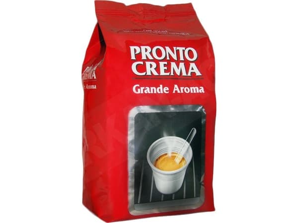 KAFFE LAVAZZA PRONTOCREMA GRANDE AROMA 1 kg bønner i boks med 6 stk.