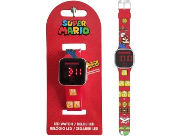 Mario Kart Super Mario Kids Watch Digital LED Flashing