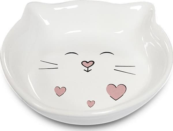 Yarro International Keramikkskål "White Cat" 14x14 cm