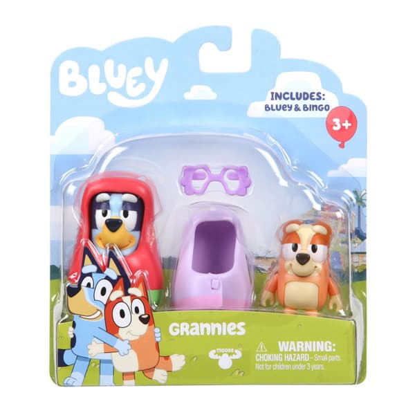 Bluey 2 pack figurer, Granny