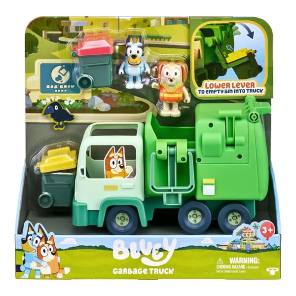 Bluey, sopbil med figurer