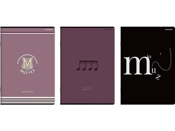 Notebook A4/16K Music line (10 stk) TOP2000