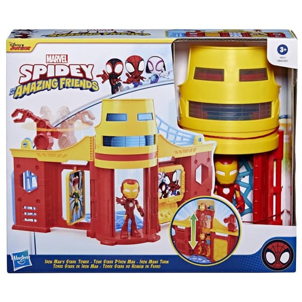Spidey Amazing Friends Iron Mans Stark Tower Lelusarja