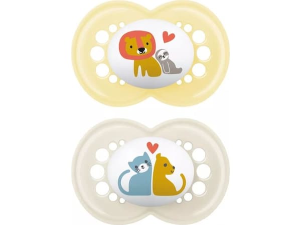 MAM MAM-831324 pacifier ORIGINAL 6+ BETTER TOGETHER UNISEX A2PCS