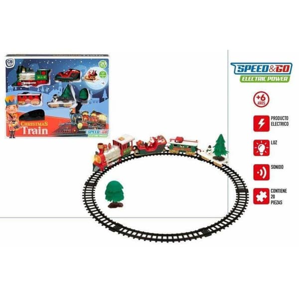 Elektrisk Tog Colorbaby 91 x 44 x 30 cm 20 Dele